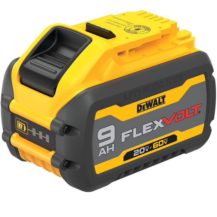 DEWALT FLEXVOLT 20V/60V 9Ah Lithium Ion Power Tool Battery Pack with Fuel Indicator