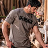 DEWALT Brand Carrier Short Sleeve T-Shirt Charcoal Medium, small image number 6