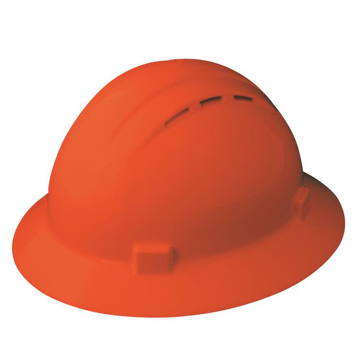 Delta Plus Americana Full Brim Vented Hard Hat with 4 Point Ratchet Suspension, swatch