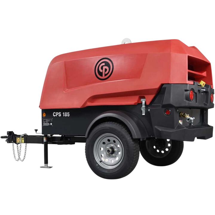 Chicago Pneumatic Portable Tow Behind Air Compressor 180 CFM