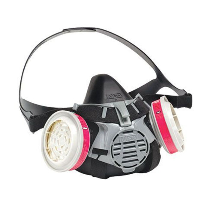 MSA Safety Works Advantage 420 Half-Mask Respirator Assembly, Black, Medium, large image number 1