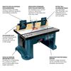 Bosch Benchtop Router Table with 2.25 HP Combination Plunge and Fixed Base Router Bundle, small image number 3