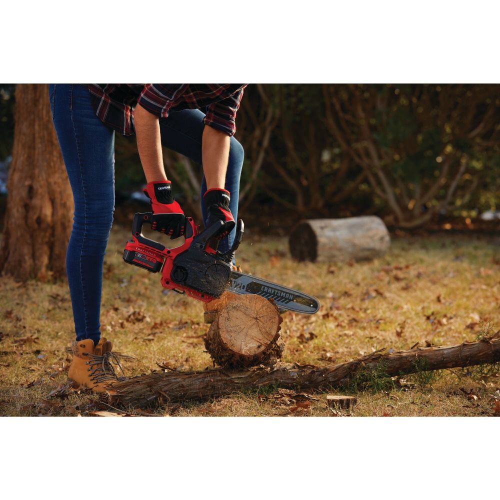 CRAFTSMAN V20* 12 Inch Cordless Compact Chainsaw 4Ah Kit, large image number 9