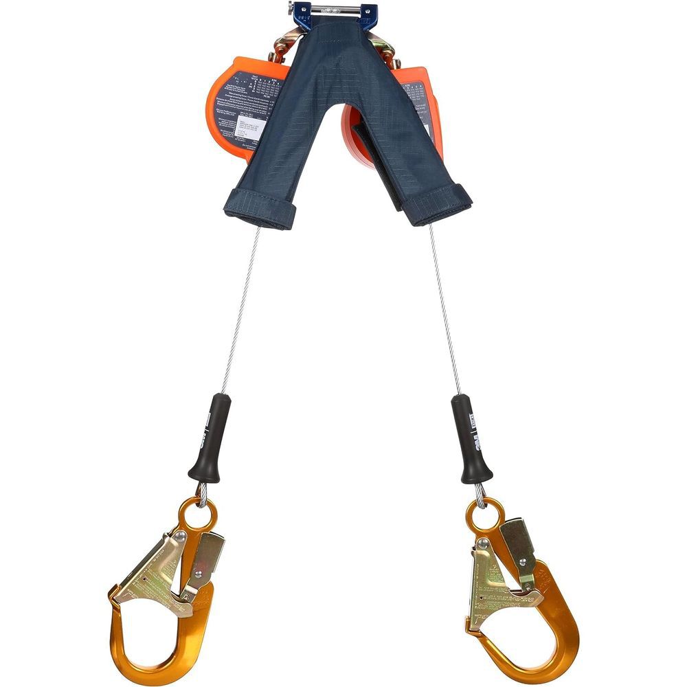 DBI Sala 8 Ft. Twin-Leg Self-Retracting Lifeline with Galvanized Hook, large image number 3