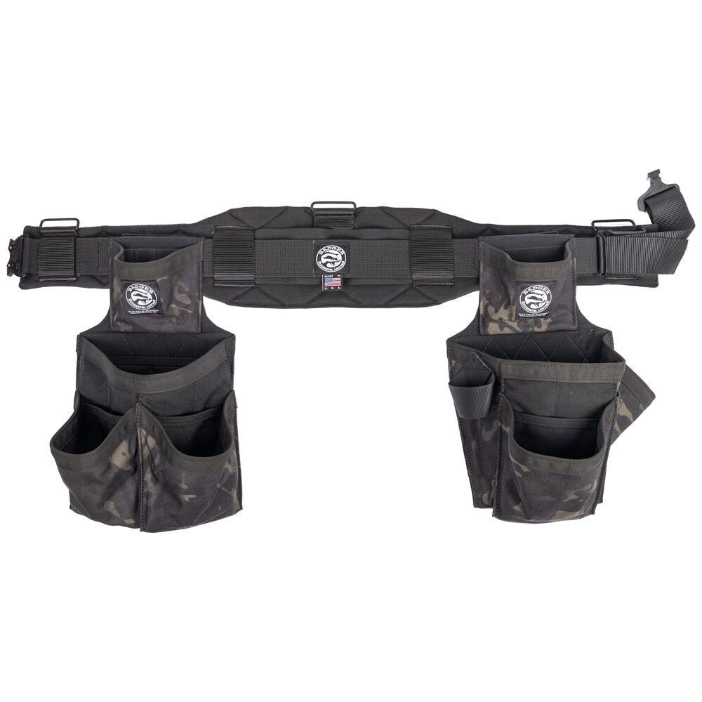 Badger Tool Belts Side-By-Side Carpenter Belt, Black Camo, large image number 1