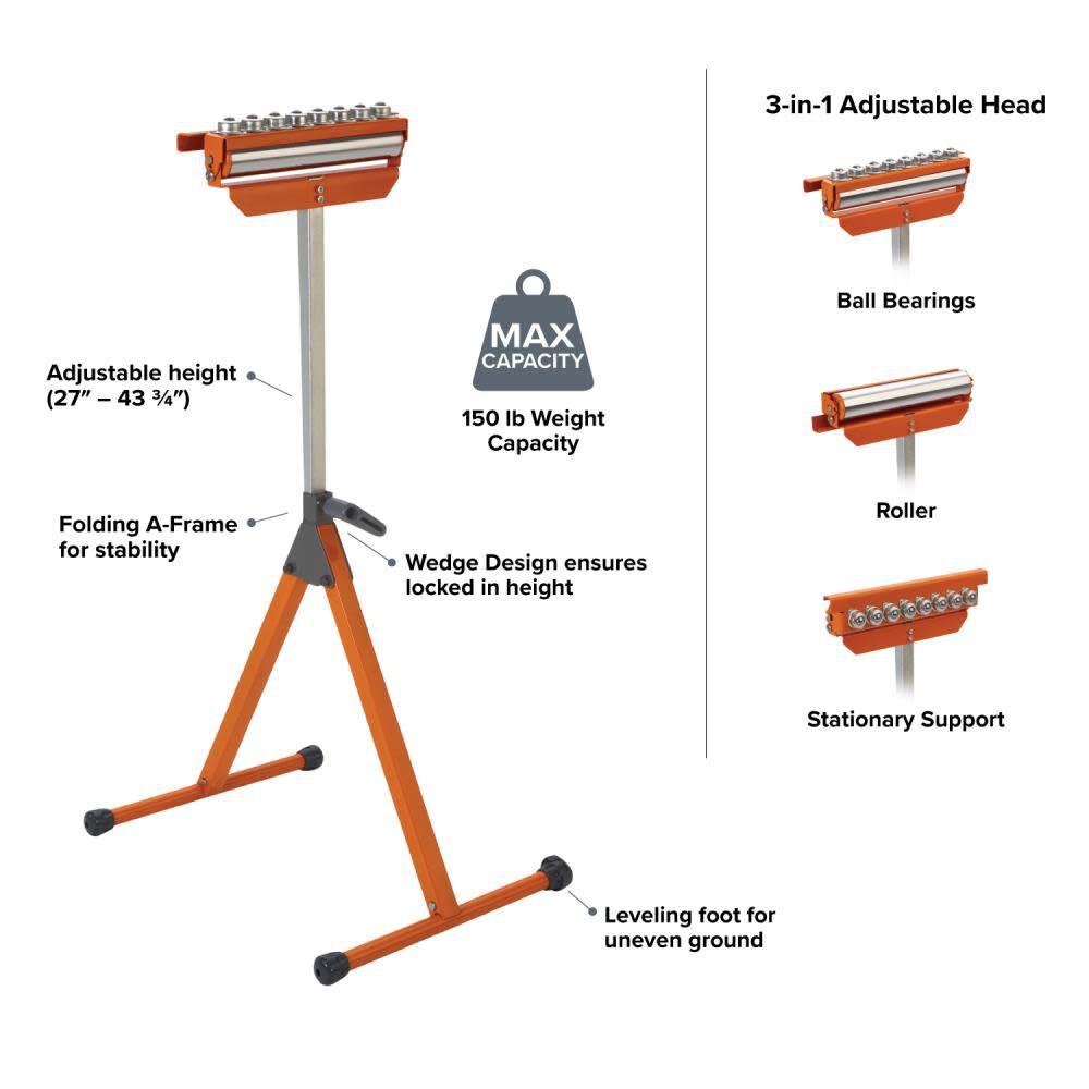 Bora Portamate Tri-Function Roller Stand, large image number 7