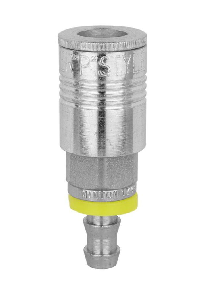 Milton 1746-6 3/8in Hose Barb P Style Push On and Lock Coupler, large image number 0