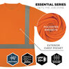 Ergodyne GloWear 8274 Womens Essential Class 2 Short Sleeve T-Shirt Hi-Vis Orange 3XL, small image number 4