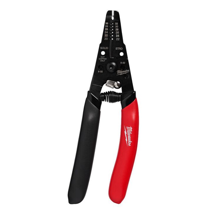 Milwaukee 20-32 AWG Low Voltage Dipped Grip Wire Stripper & Cutter