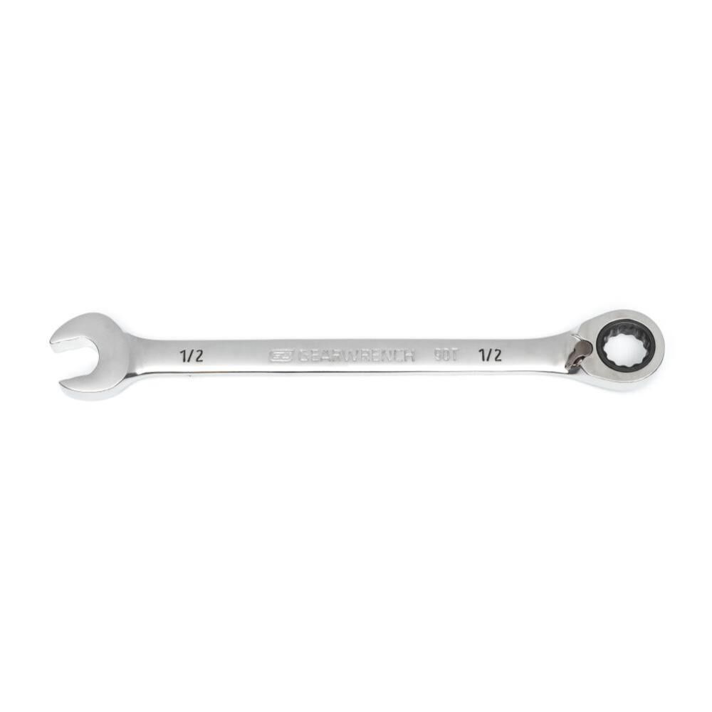 GEARWRENCH 1/2 Inch 90-Tooth 12 Point Reversible Ratcheting Wrench, large image number 1