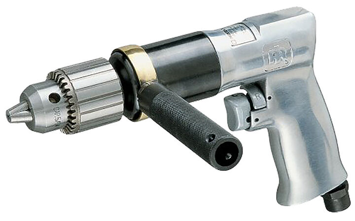Ingersoll Rand 1/2 Inch Chuck 0.5 HP Reversible Air Drill, 500 RPM