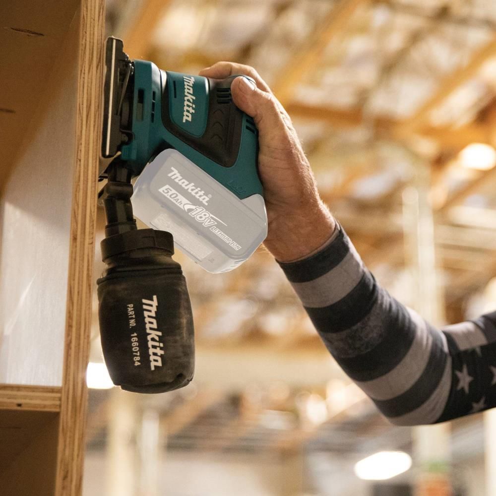 Makita 18V LXT Cordless 1/4 Sheet Finishing Sander (Bare Tool), large image number 4