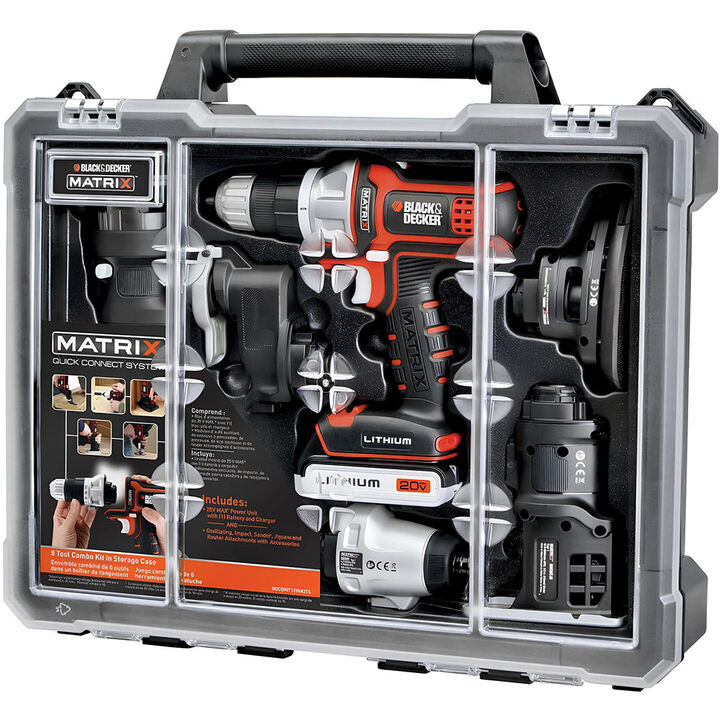Black and Decker MATRIX 20V MAX 6 Tool Combo Kit