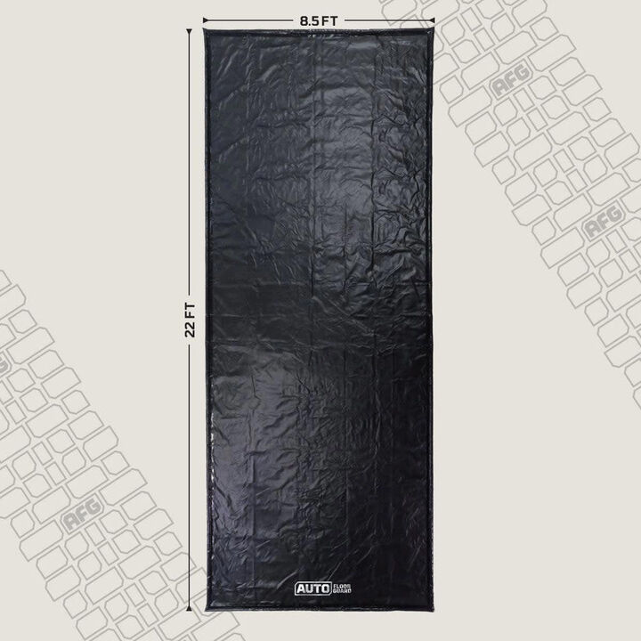 Auto Floor Guard 8 Ft 6 Inch x 22 Ft PVC Garage Containment Mat Black, large image number 7