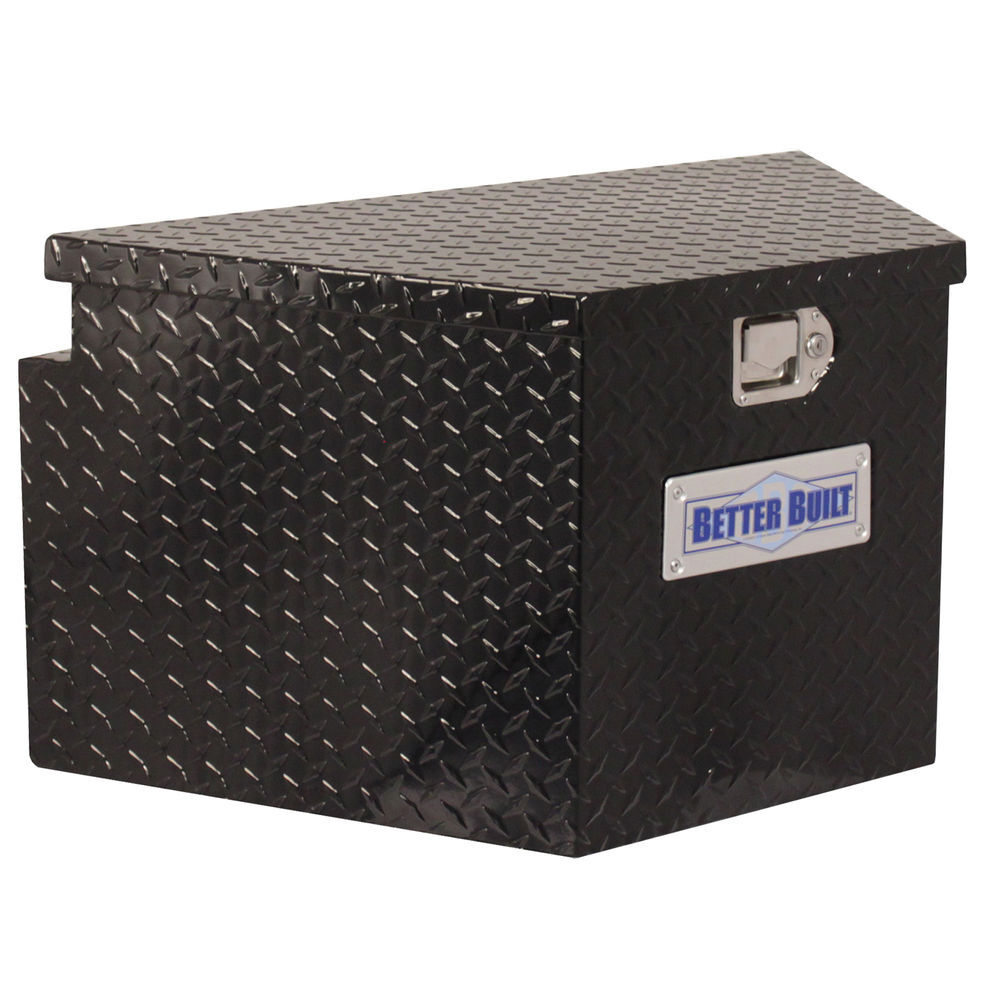 Better Built 18in Utility Trailer Tongue Truck Box V Shaped Short Black, large image number 1
