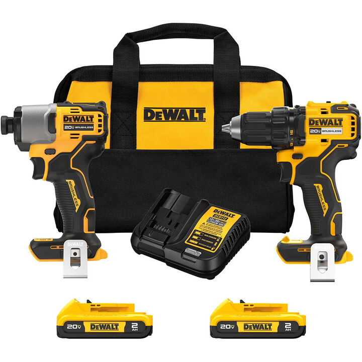 DEWALT 20V MAX Brushless 2 Tool Combo Kit, large image number 0