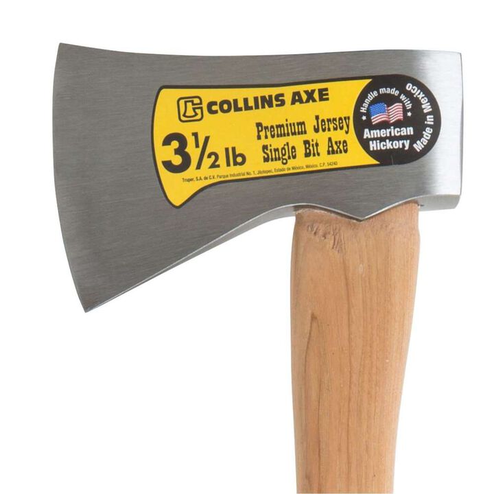 Truper 3 1/2 Lbs Head Forged Steel Blade Single Bit Axe with 35 Inch Handle, large image number 1