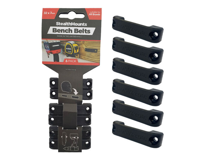 Stealthmounts Bench Belt 6pk Black