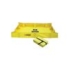 Justrite 119 Gallon Folding Spill Containment Berm 4 ft x 6 ft Yellow, small image number 1