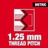 Milwaukee M10-1.25 mm 1-Inch Hex Threading Die, small image number 2