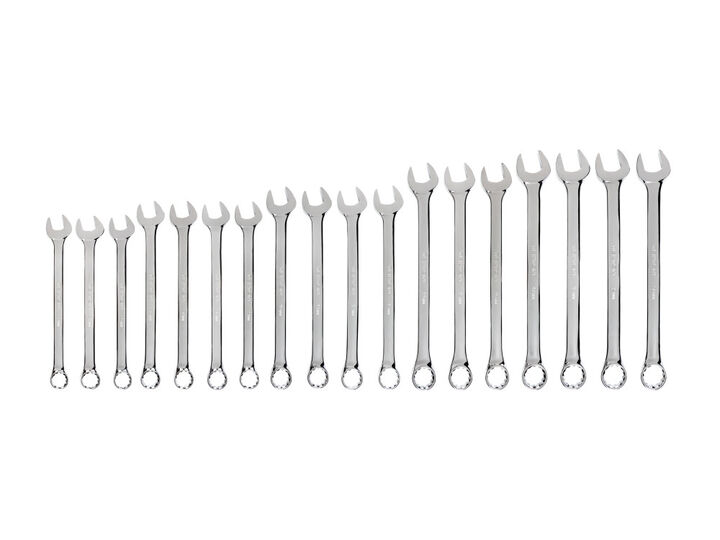 Tekton Combination Wrench Set, 18-Pieces, Sizes: 33 - 50 mm