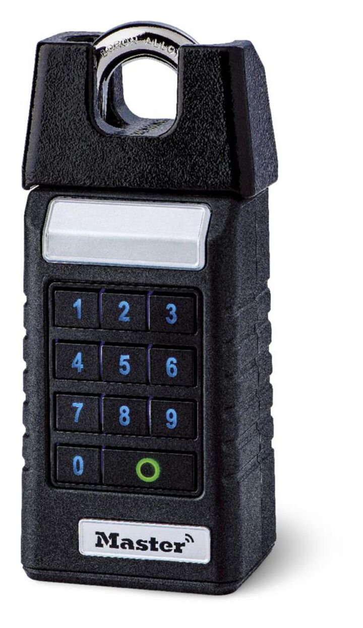 Master Lock Bluetooth Pro Series Shrouded Shackle Padlock for Business Applications