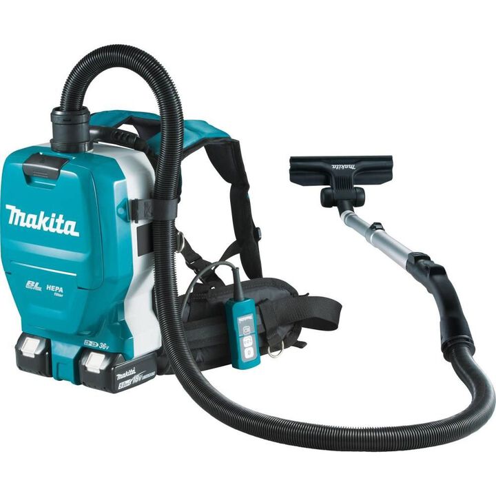 Makita 18V X2 (36V) LXT 1/2 Gallon HEPA Backpack Dry Vacuum Kit, large image number 16