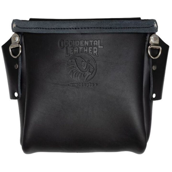 Occidental Leather Iron Worker's Black Leather Bolt Bag