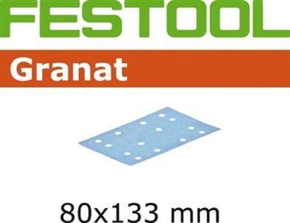 Festool Granat 80 x 133 mm P1500 - Pack Of 100, large image number 1