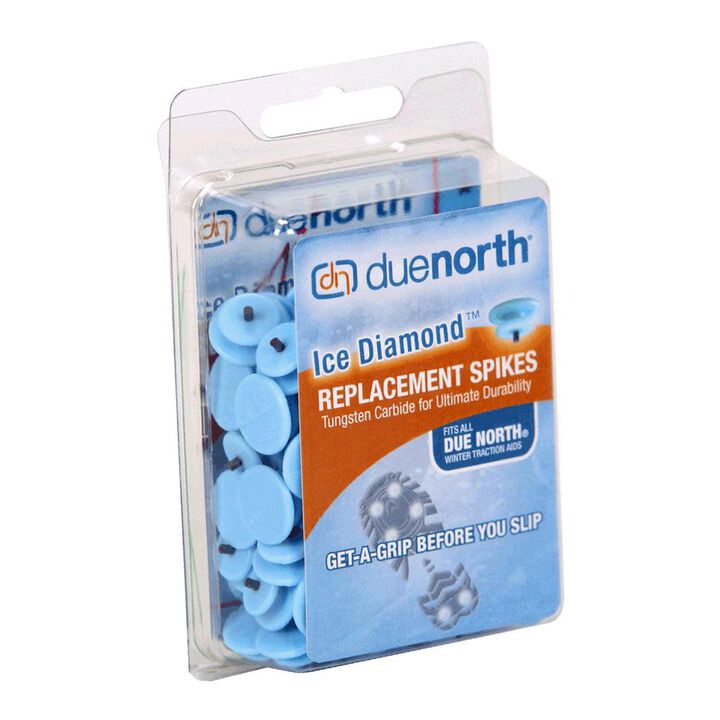 Due North Ice Diamond Replacement Spikes for Winter Traction Aids Tungsten Carbide Pack of 100 O/S