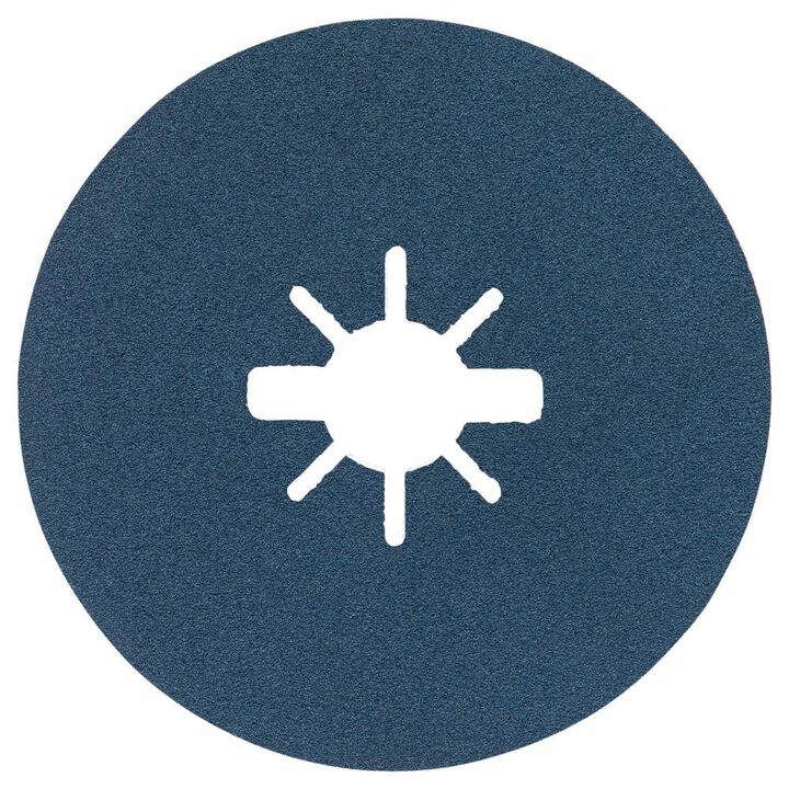 Bosch 4-1/2 Inch 120 Grit X-LOCK Fine Grit Abrasive Fiber Discs 25 Piece