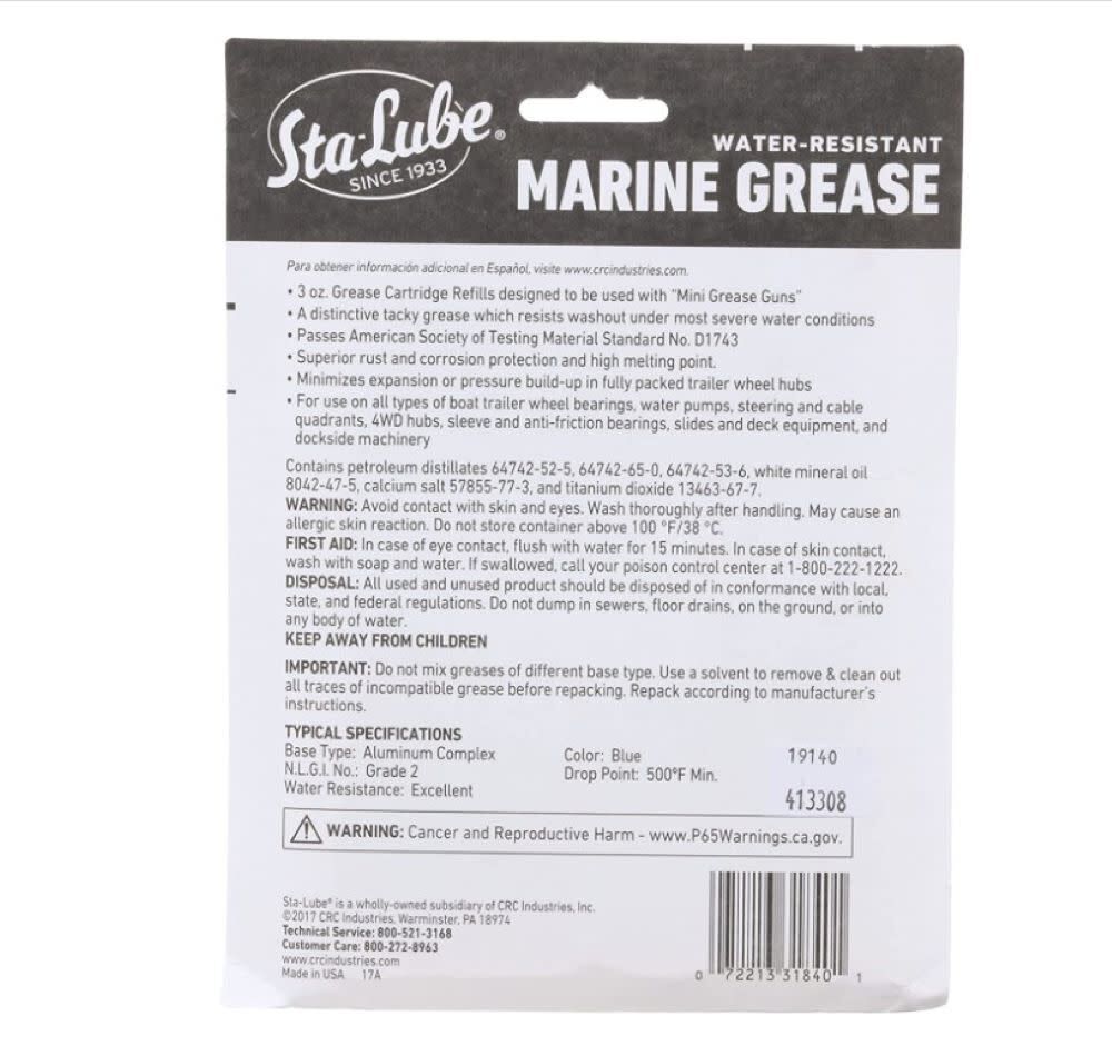 CRC Industries Sta-Lube 3oz Marine Grease 3pk, large image number 2