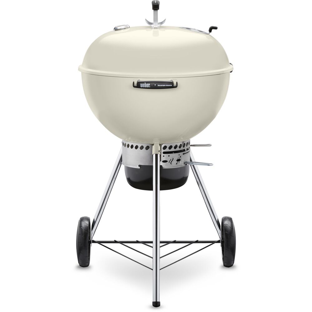 Weber Master-Touch 22 Inch Charcoal Grill with Built-In Thermometer, Ivory, large image number 1