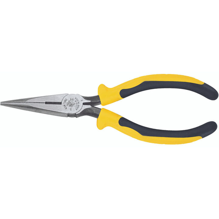 Klein Tools 6-3/4 In. Journeyman Side Cutting Long Nose Pliers