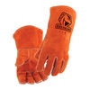 Black Stallion Welding Gloves Orange Split Cowhide Stick XL, small image number 1