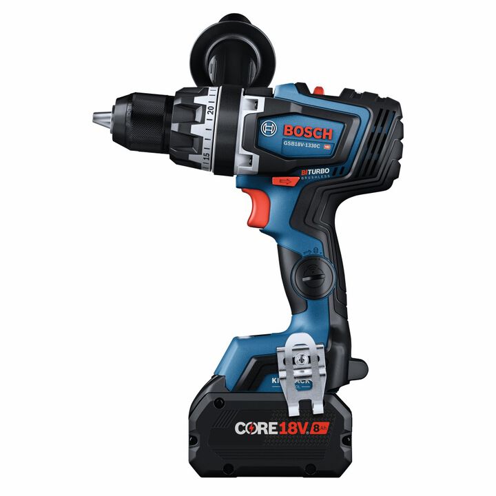 Bosch 18V 2-Tool Combo Kit - Impact Driver, 1/2-Inch Hammer Drill/Driver, 1 CORE18V 8Ah Battery, 1 CORE18V 4Ah Compact Battery, large image number 3