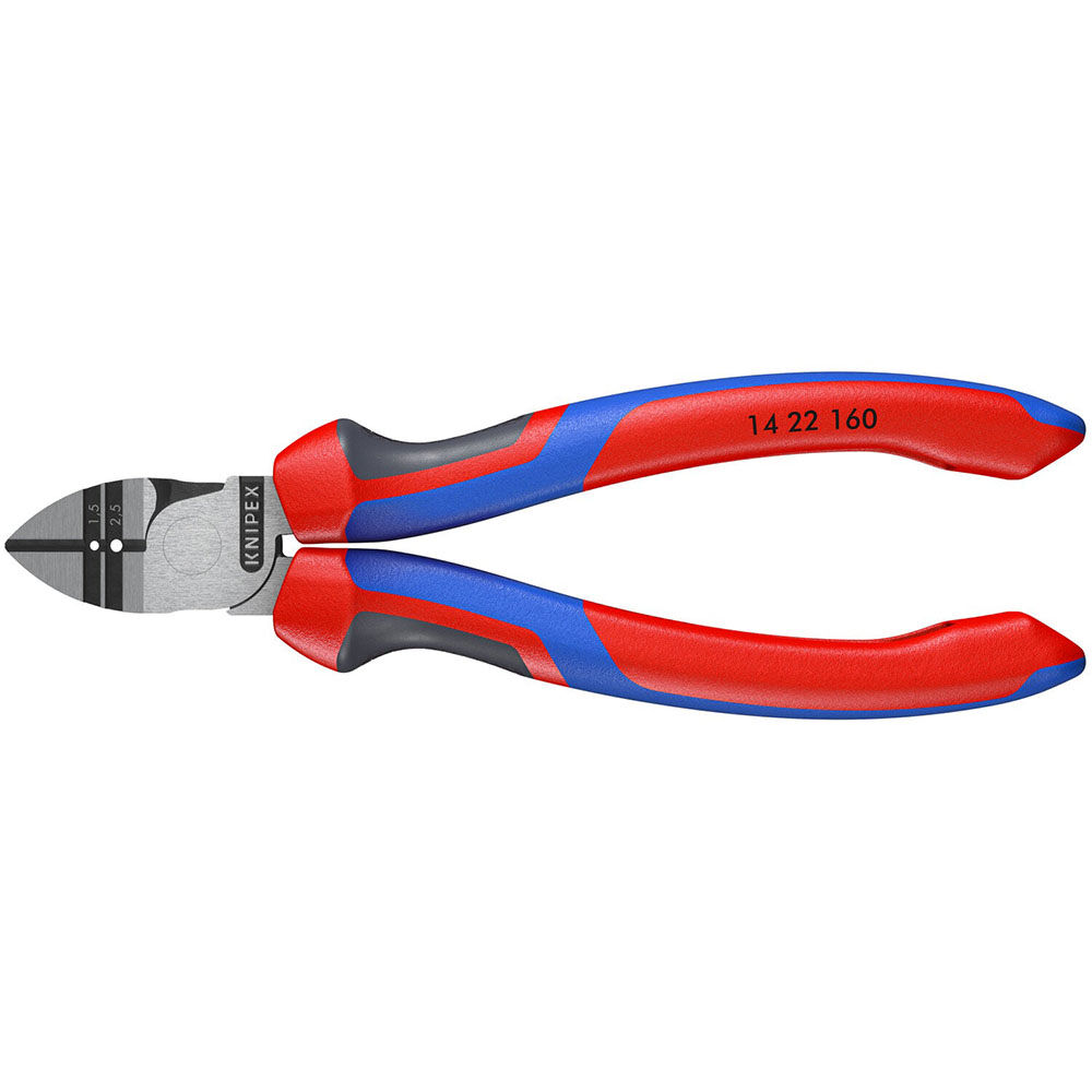 Knipex 6-1/4 Inch Vanadium Steel Diagonal Cutting Plier with Stripper, large image number 1