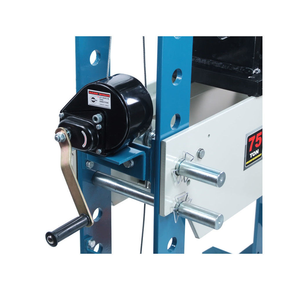 Baileigh HSP-75A H-Frame Press 75 Ton Air/Hand Operated, large image number 4