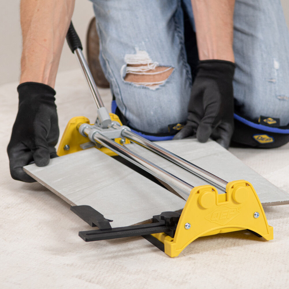 QEP 14 Inch Ceramic and Porcelain Tile Cutter with 1/2 Inch Cutting Wheel, large image number 3