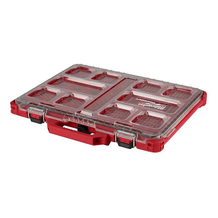 Milwaukee M12 FUEL Installation Drill/Driver Kit PACKOUT Low-Profile Organizer 60pc SHOCKWAVE Drill Bit Set & 23pc Titanium Drill Bit Set, large image number 3