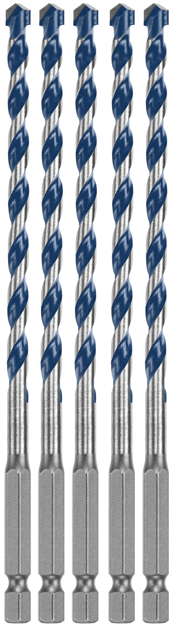 Bosch 1/4 Inch Blue Xtreme Bits, 5 Pieces