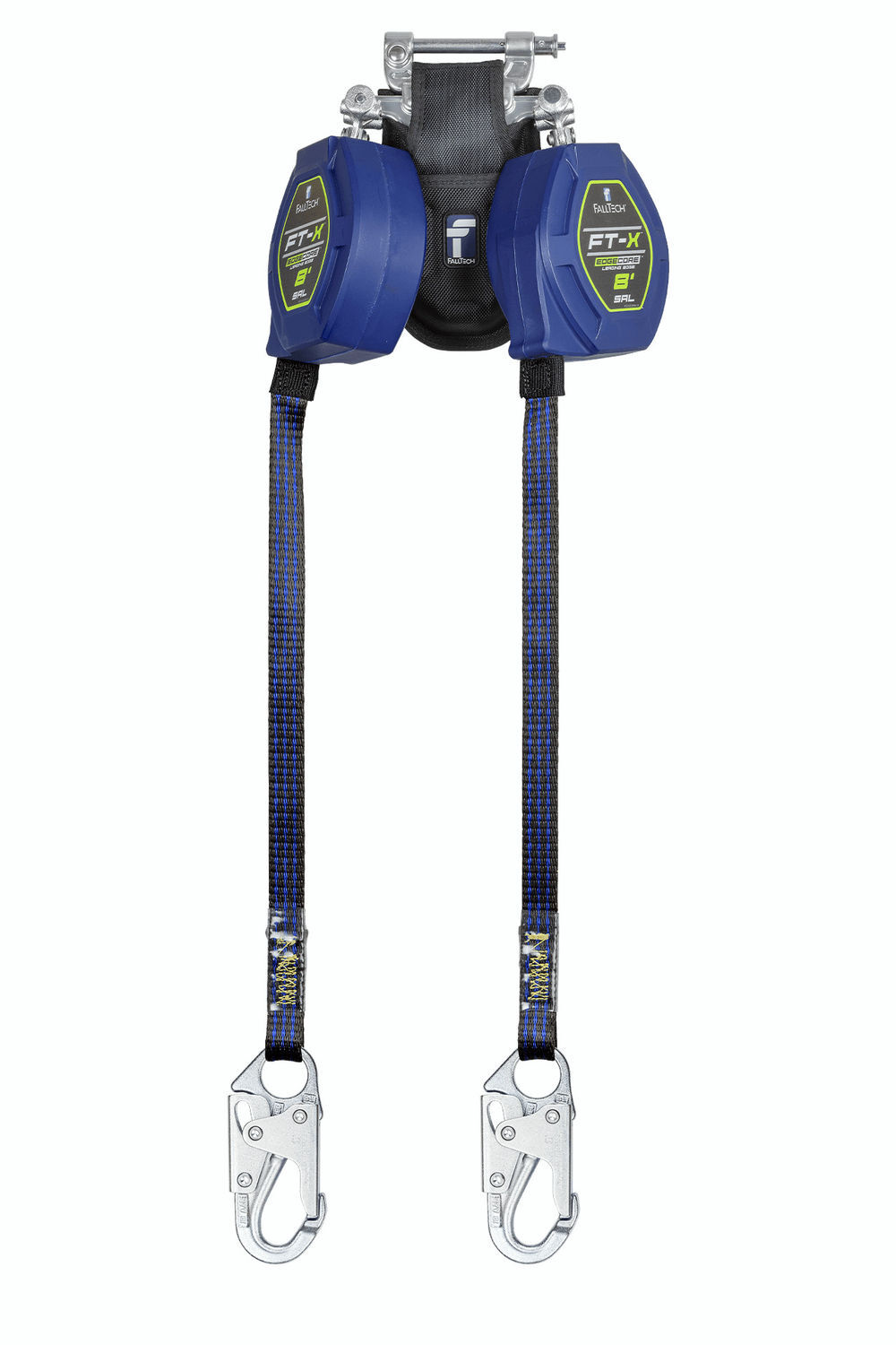 Falltech 8 Ft. FT-X Twin-Leg Self-Retracting Lifeline with Steel Snap Hooks, large image number 1