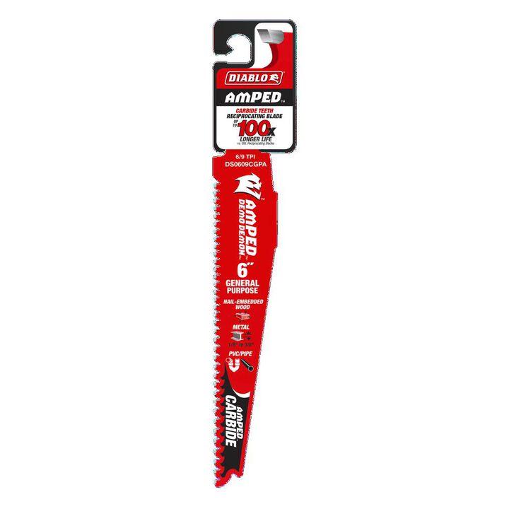Diablo Tools 6 Inch Demo Demon AMPED Carbide General Purpose Reciprocating, large image number 3