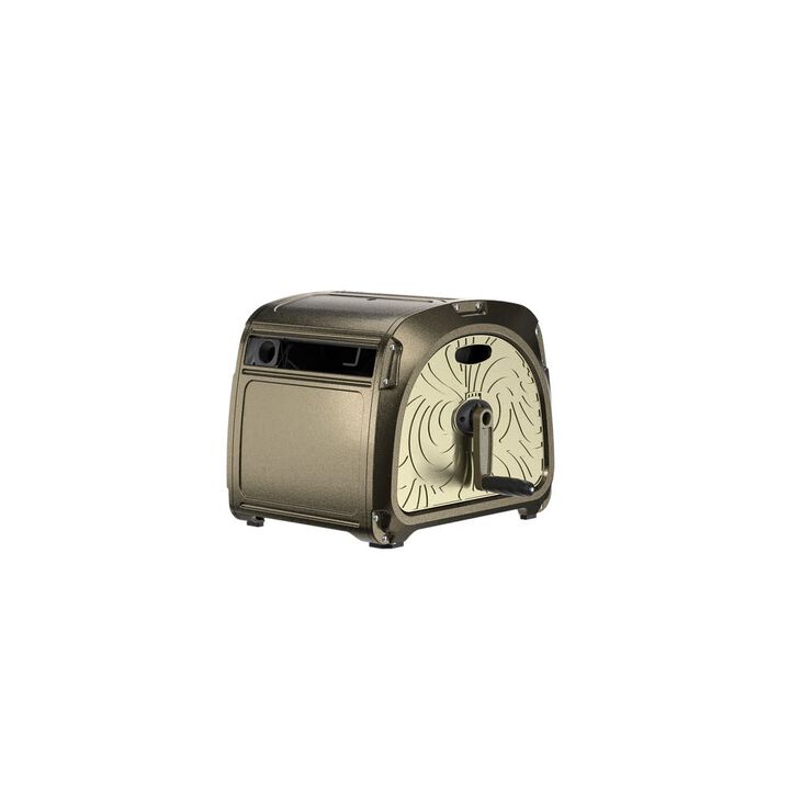 Giraffe Tools Green Metal Garden Hose Reel Box without Hose, large image number 0