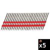 Milwaukee 8D 2-1/4 Inch x 0.131 Inch Collated Duplex Nails Bundle, 5 Packs, small image number 1