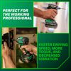 Metabo HPT 18V MultiVolt Cordless Triple Hammer Bolt Impact Driver & 2pk Magnetic Driver Bits No. 2 Square Bundle, small image number 5