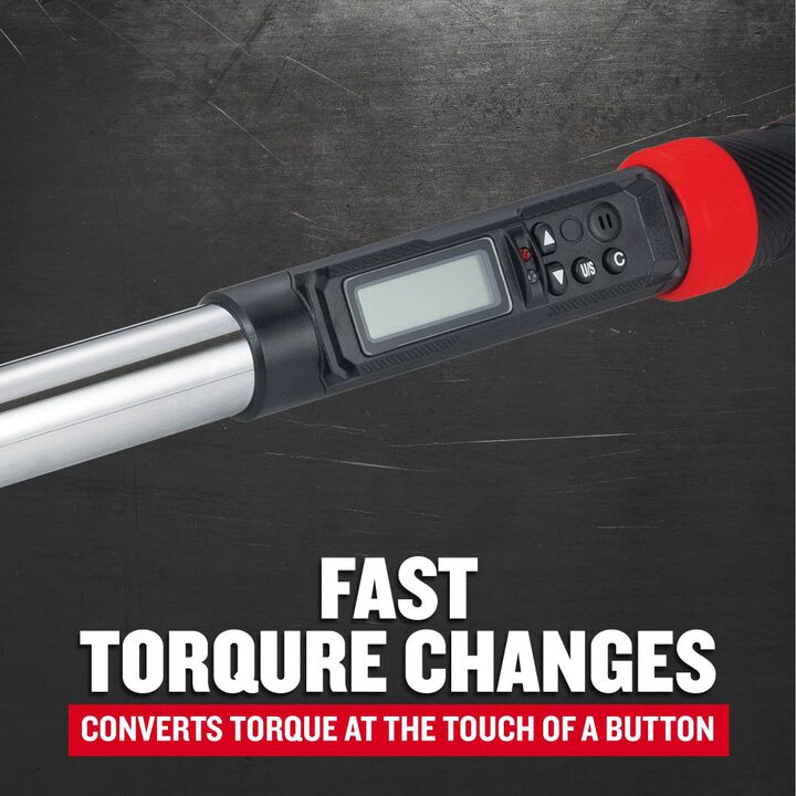 CRAFTSMAN 1/2 Inch Drive Digital Torque Wrench, large image number 2
