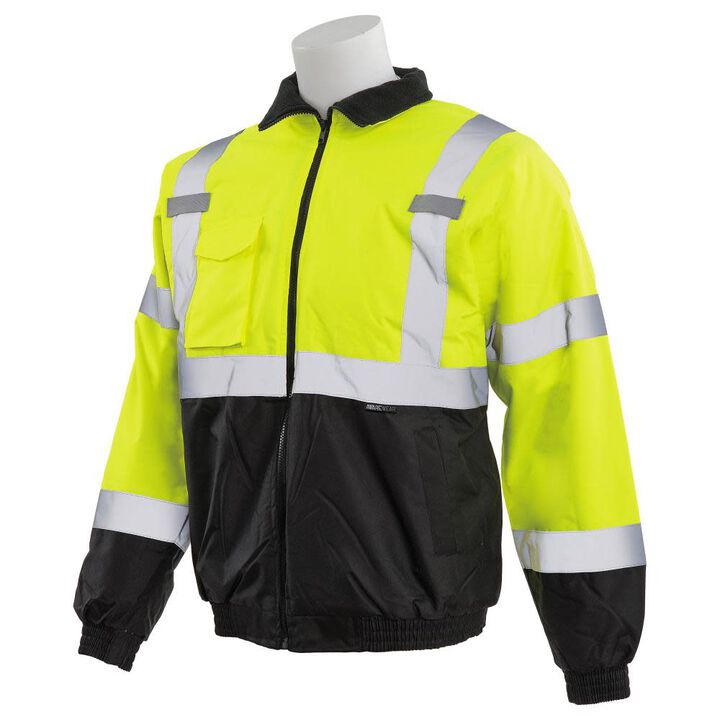 Delta Plus W105 HVL/Black Bottom Value Bomber Jacket Hi-Viz XL, large image number 2