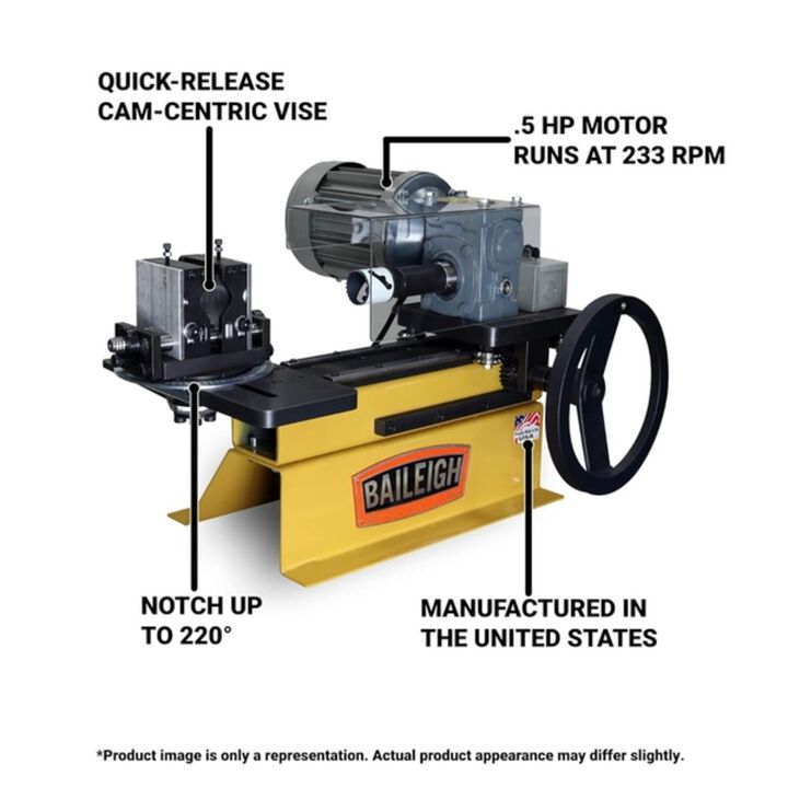 Baileigh TN-300 Pipe Notcher, large image number 1