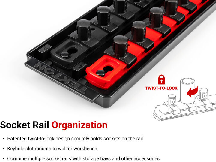 Tekton 1/2 Inch 12 Point Socket Set, 29 Pieces (10-38 mm), large image number 5